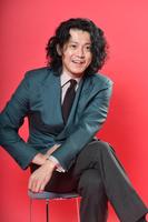 大河ドラマでの役柄について話す小栗旬（撮影・西岡正）