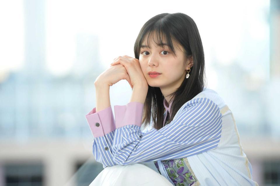 　透明感が魅力の紺野彩夏（撮影・伊藤笙子）