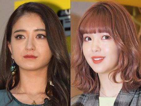 池田美優（左）と藤田ニコル