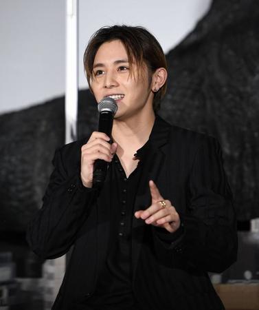 イベントでトークをする山田涼介＝東京・丸の内ピカデリー（撮影・開出牧）