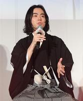 　フジテレビ系月９ドラマ「ミステリと言う勿れ」完成披露試写会に登場した菅田将暉＝東京・ユナイテッドシネマお台場（撮影・伊藤笙子）