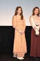 映画「グッバイ、ドン・グリーズ！」のトークショーに出席した松村沙友理＝東京・飯田橋、神楽座