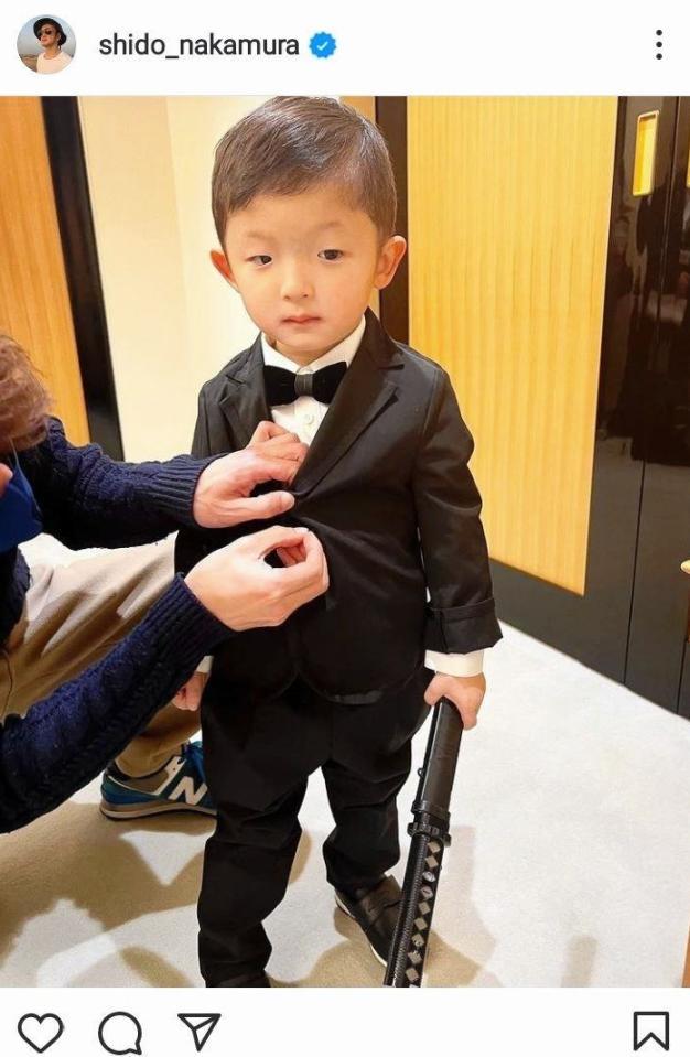 　中村獅童のインスタグラム＠ｓｈｉｄｏ＿ｎａｋａｍｕｒａより