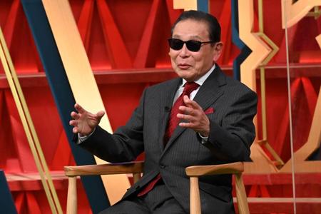 　テレビ朝日系「タモリステーション～二刀流　大谷翔平の軌跡～」でＭＣを務めるタモリ（Ｃ）テレビ朝日