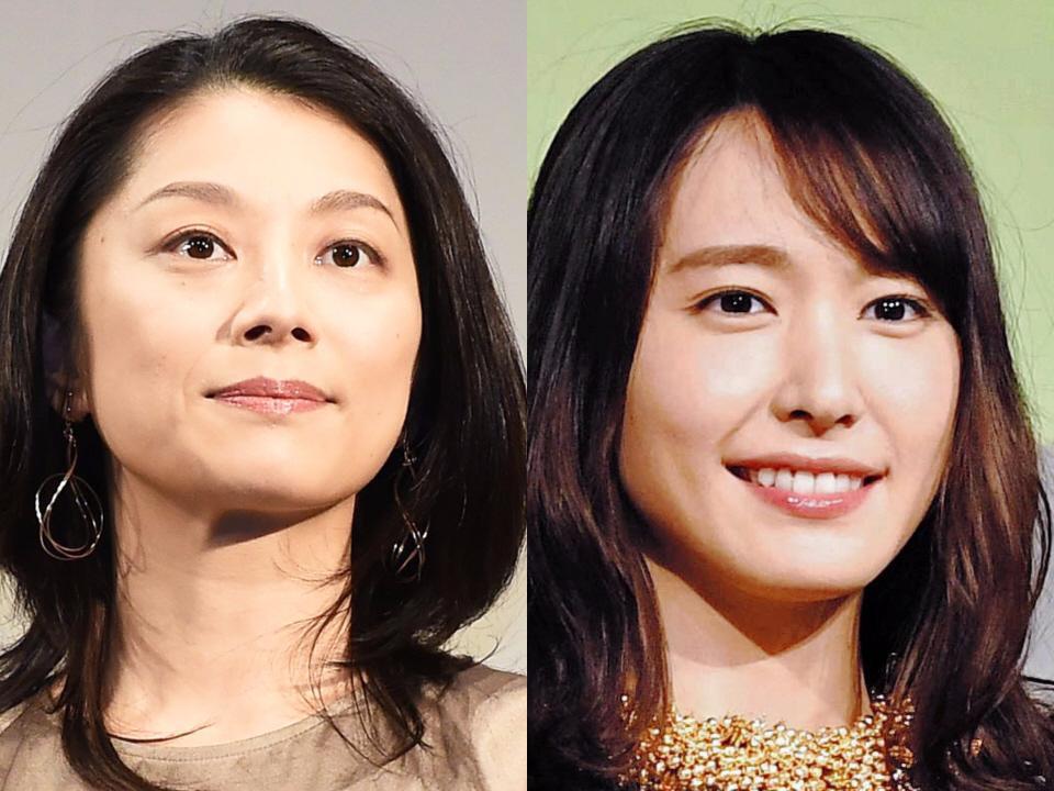 小池栄子（左）と新垣結衣