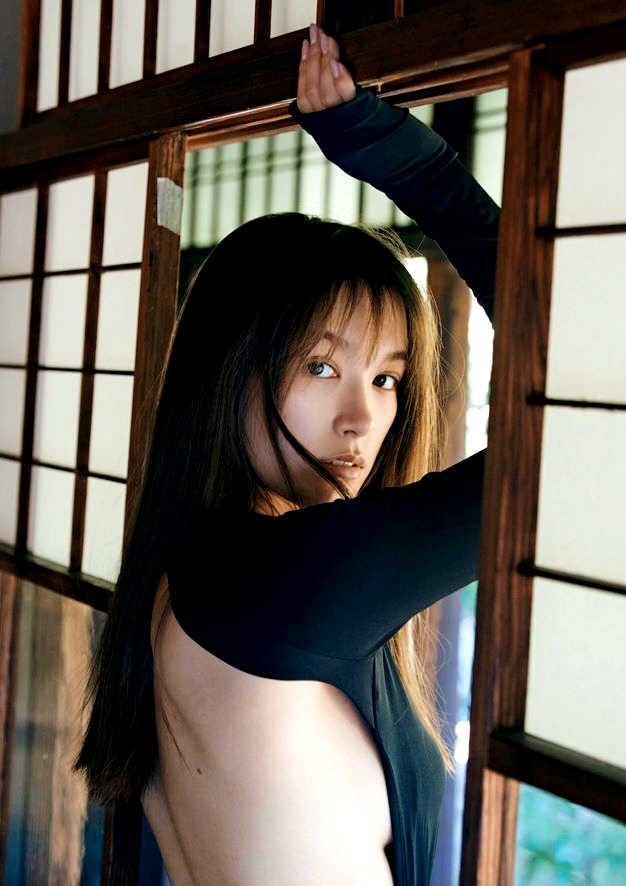 　トラウデン直美がフォトブックから選んだお気に入りショット（撮影・三瓶康友）