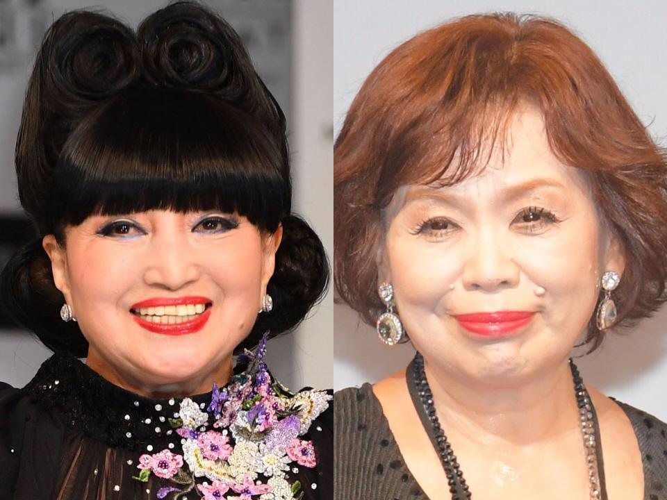 　黒柳徹子（左）、上沼恵美子