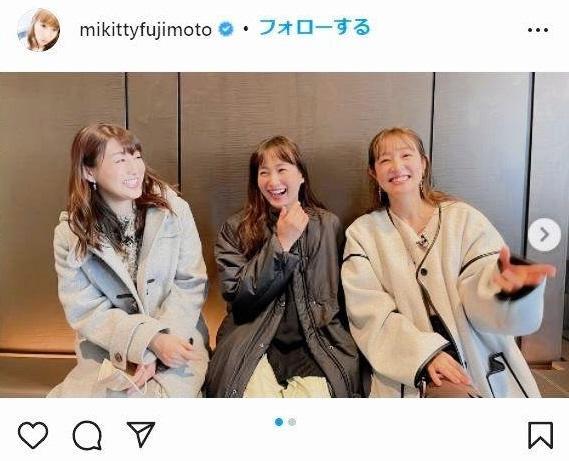 　藤本美貴のインスタグラム＠ｍｉｋｉｔｔｙｆｕｊｉｍｏｔｏより