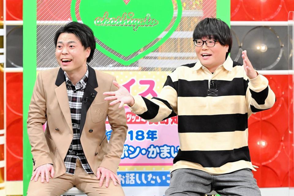 　ライスの田所仁（左）と関町知弘（写真提供・ＭＢＳ）