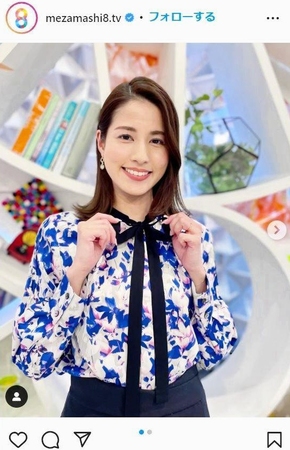 フジテレビ「めざまし８」のインスタグラム＠ｍｅｚａｍａｓｈｉ８．ｔｖより