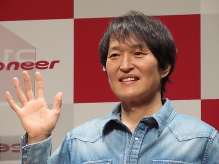 　「パイオニア新事業・新商品発表会」に出席した千原ジュニア