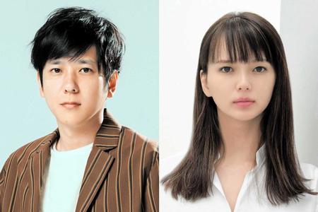 　１５年ぶりに共演する二宮和也（左）と多部未華子