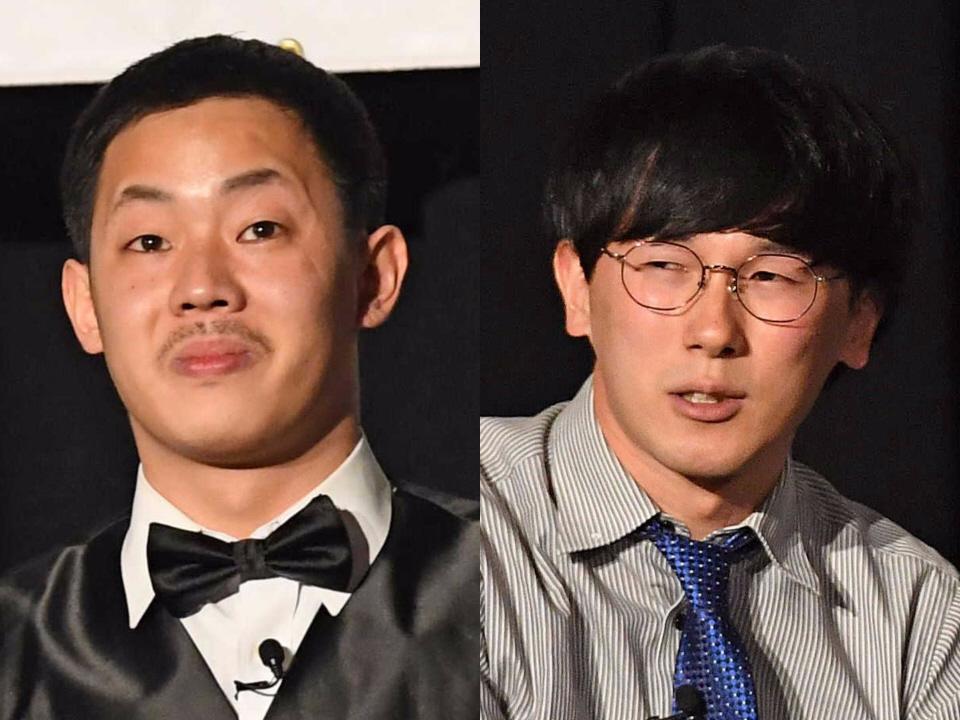 　ザ・マミィの酒井貴士（左）と林田洋平