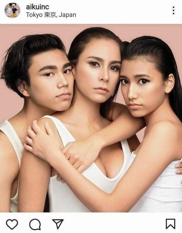 　モデルデビューしたＭＡＬＩＡ．の次男、Ａｉｋｕのインスタグラム＠aikuincより