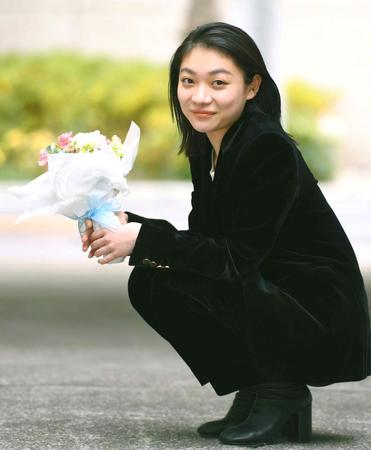 　助演女優賞を受賞した三浦透子（撮影・園田高夫）