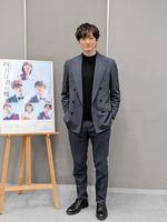 ミュージカル「四月は君の嘘」の取材会を行った小関裕太＝大阪・関西テレビ