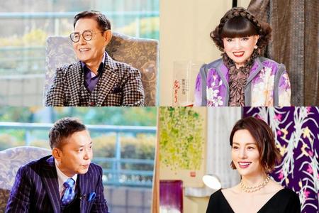 森光子さんとの思い出秘話を語る（左上から時計回りに）加藤茶、黒柳徹子、米倉涼子、太田光