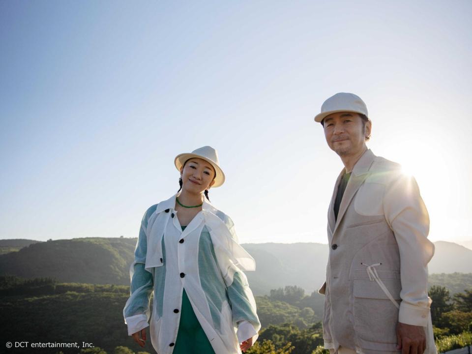 　歌の世界観がドラマ化されるＤＲＥＡＭＳ　ＣＯＭＥ　ＴＲＵＥの吉田美和（左）と中村正人