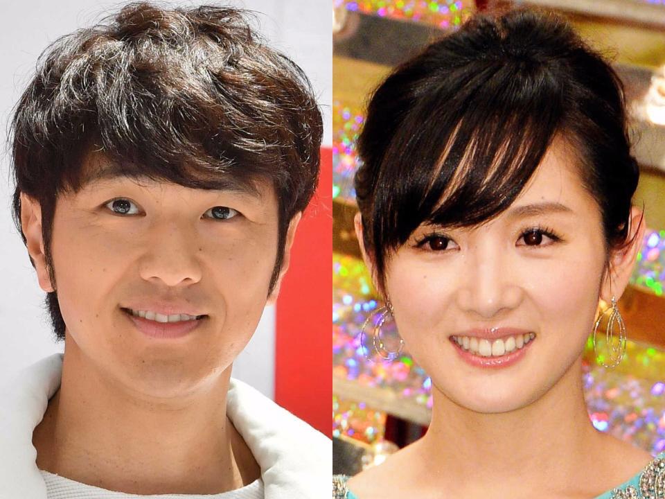 　ゆず・北川悠仁（左）と夫人の高島彩アナ