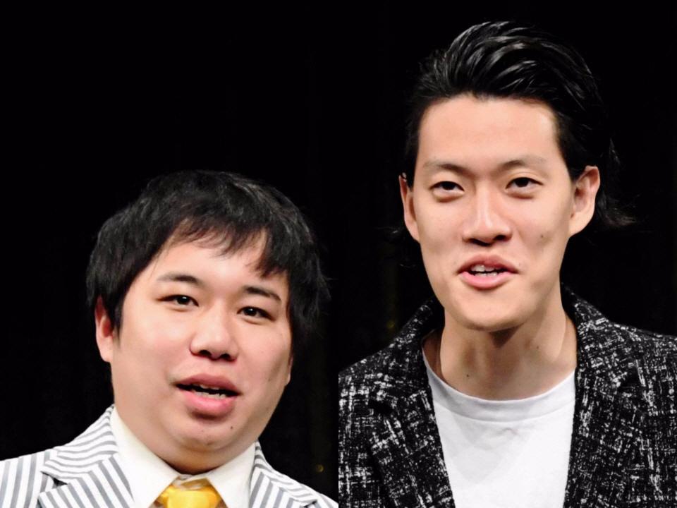 霜降り明星・せいや（左）と粗品