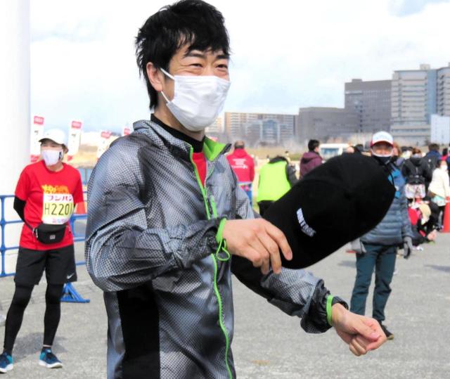 不倫報道のテンダラー浜本　禊ぎラン「１週間で５キロ痩せたんで走りやすかった」