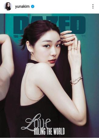 キム・ヨナ氏のインスタグラム（＠ｙｕｎａｋｉｍ）から