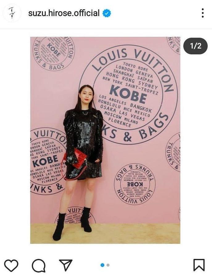 　広瀬すずのインスタグラム＠ｓｕｚｕ．ｈｉｒｏｓｅ．ｏｆｆｉｃｉａｌより