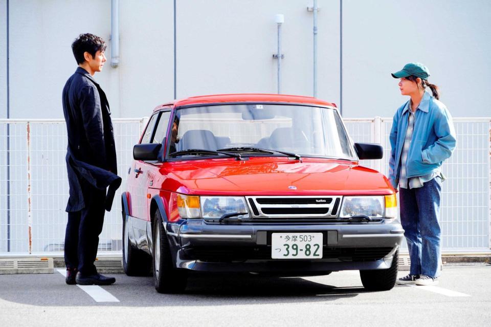 　広島・中工場近くの通称・吉島釣り公園で撮影されたワンシーン（Ｃ）２０２１「ドライブ・マイ・カー」製作委員会