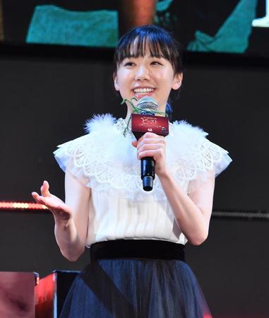 　ファンナイトで思いを語る芦田愛菜＝都内（撮影・西岡正）