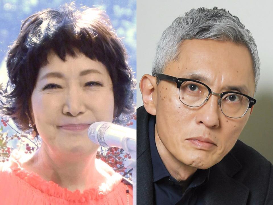 森山良子（左）と松重豊