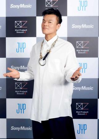 　インタビューに応じたＪ．Ｙ．Ｐａｒｋ氏（撮影・田中聖太郎）