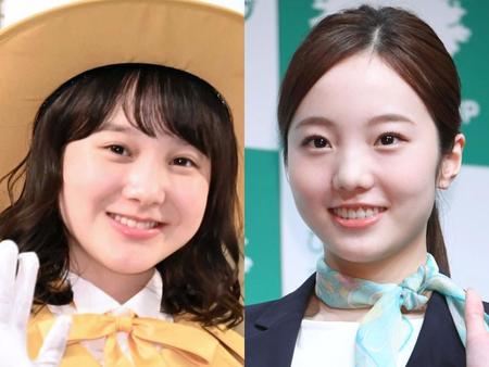 　本田紗来（左）と真凛