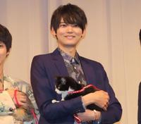 　オリジナルドラマ「ねこ物件」の制作発表会見に出席した古川雄輝