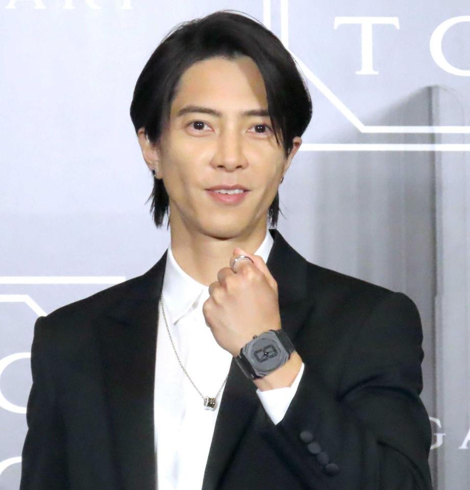 　「ＢＶＬＧＡＲＩ」のイベントに出席した山下智久