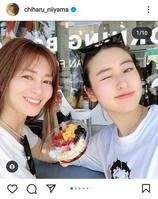 新山千春のインスタグラム（ｃｈｉｈａｒｕ＿ｎｉｉｙａｍａ）より