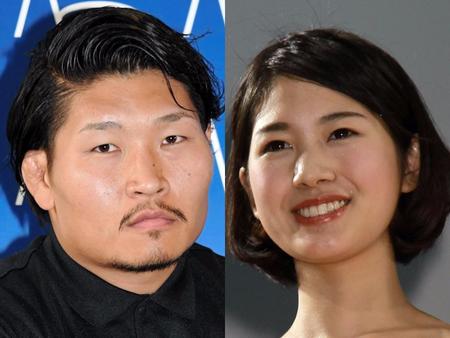 　稲垣啓太（左）と新井貴子