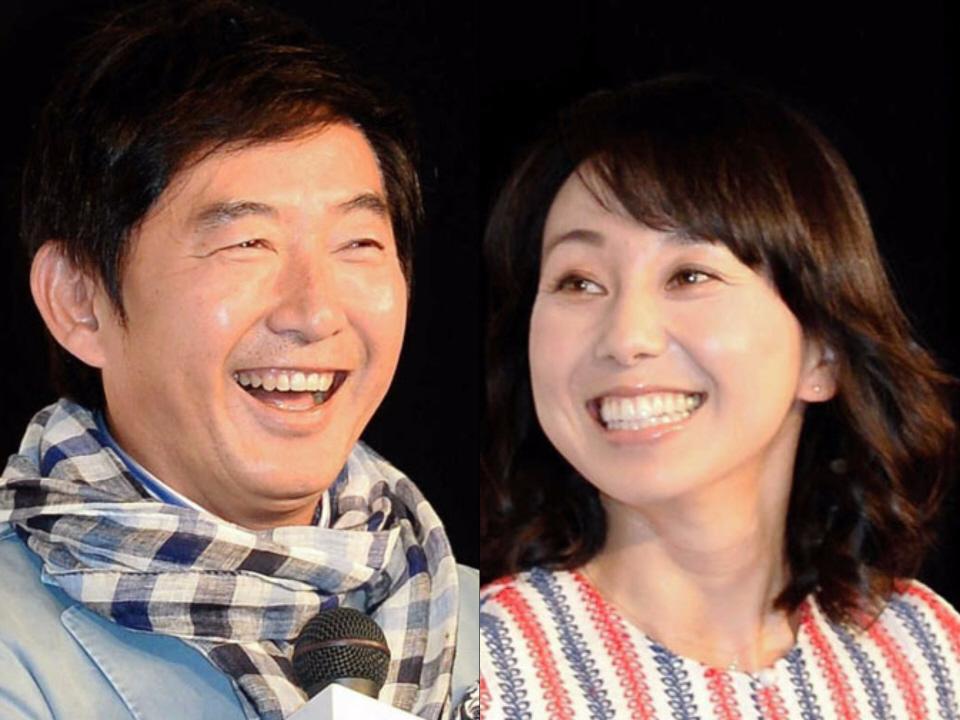 　石田純一（左）と東尾理子