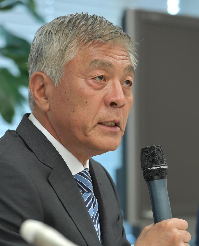 　日本維新の会から公認候補者として参院選に挑む青島健太氏（撮影・佐々木彰尚）