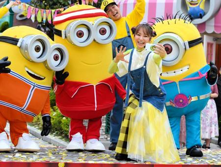 ＵＳＪ「ミニオン・パーク」オープン５周年アニバーサリー・イベントに出演したＬｉＳＡ