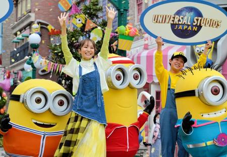 ＵＳＪ「ミニオン・パーク」オープン５周年アニバーサリー・イベントに出演したＬｉＳＡ