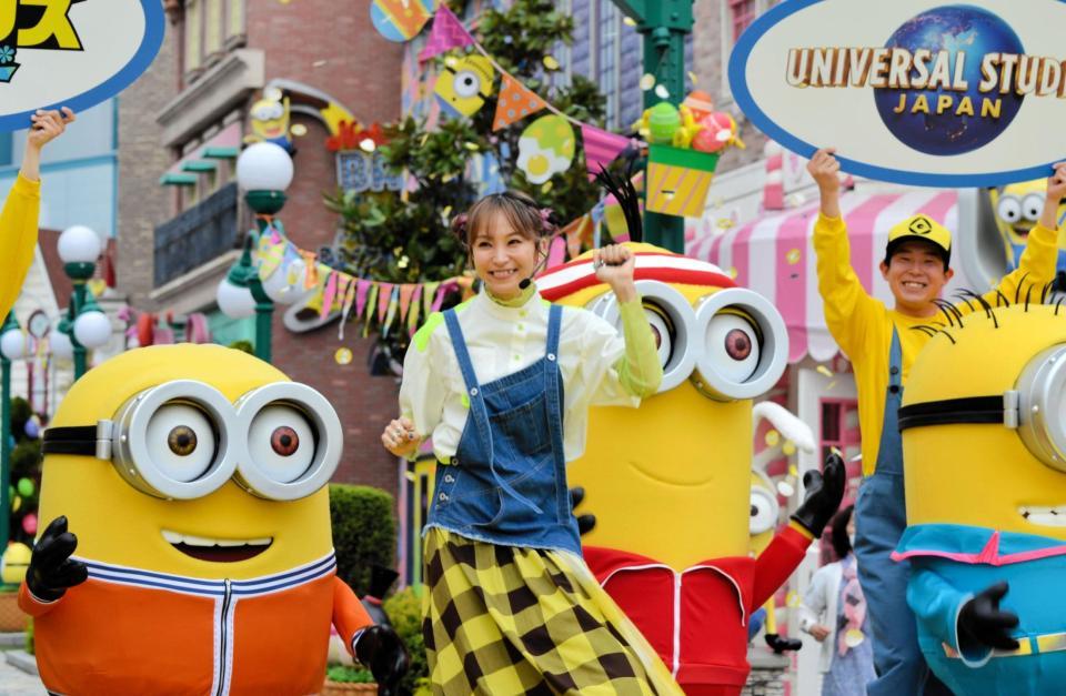 ＵＳＪ「ミニオン・パーク」オープン５周年アニバーサリー・イベントに出演したＬｉＳＡ