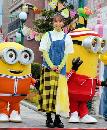 ＵＳＪ「ミニオン・パーク」オープン５周年アニバーサリー・イベントに出演したＬｉＳＡ