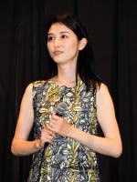 　舞台あいさつに出席した橋本マナミ＝都内