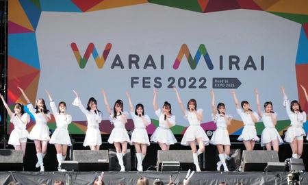 　コンサートで盛り上がるＮＭＢ４８