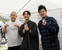 　（左から）コロコロチキチキペッパーズのナダル、西野創人、バッドボーイズの佐田正樹