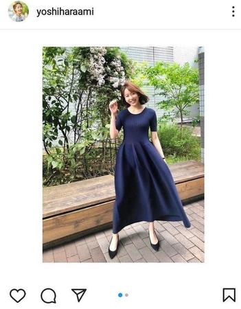 　良原安美アナのインスタグラム＠ｙｏｓｈｉｈａｒａａｍｉより