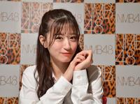 　活躍の場を広げたいと語ったＮＭＢ４８・上西怜＝ＮＭＢ４８劇場（撮影・神子素慎一）