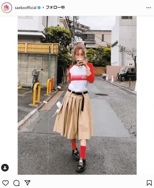 紗栄子 miumiu×プラダの私服に「紗栄子が着るとパリジェンヌ」「普通の道もオシャレ」/芸能/デイリースポーツ online