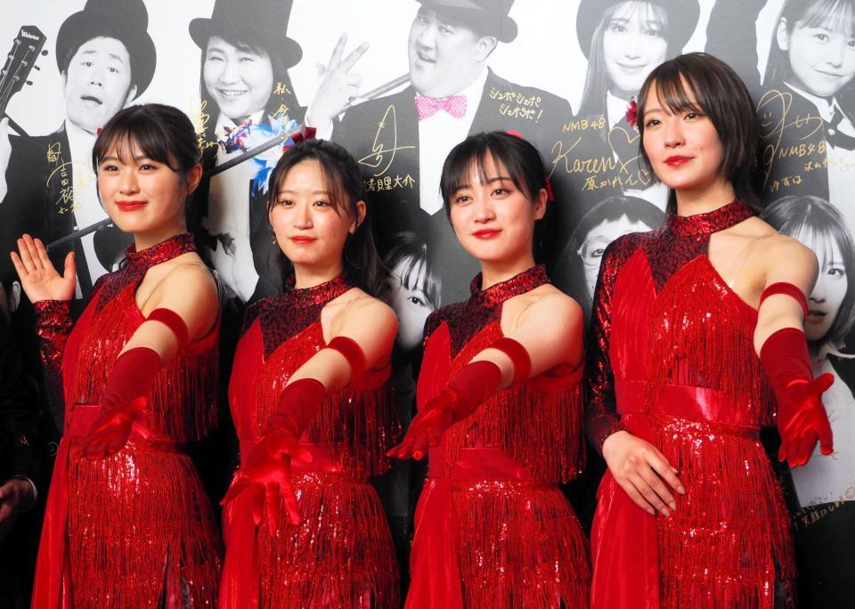 （左から）渋谷凪咲、上西怜、川上千尋、小嶋花梨