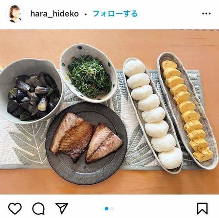 原日出子のインスタグラム＠ｈａｒａ＿ｈｉｄｅｋｏより